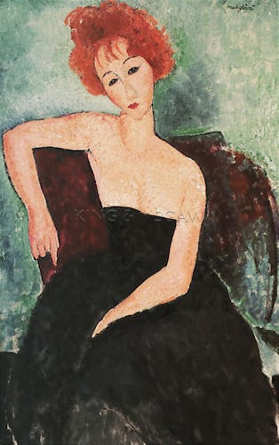 Red-headed woman