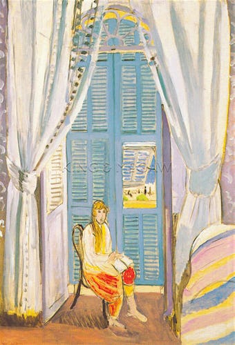 French Window at Nice, late 1919