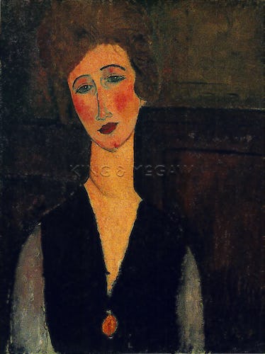 Portrait of a Woman, c.1917-1918