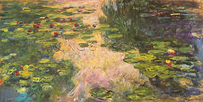 The Water Lily Pond, 1918