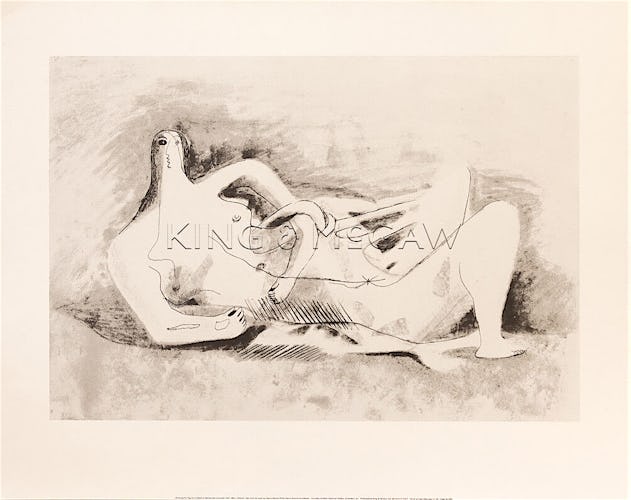 Drawing for Figure in Metal or Re-inforced Concrete, 1931