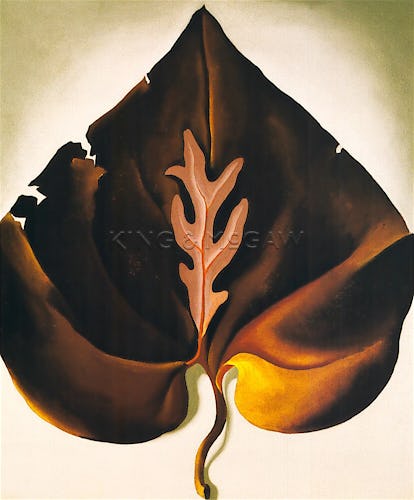 Dark and Lavender Leaf, 1931