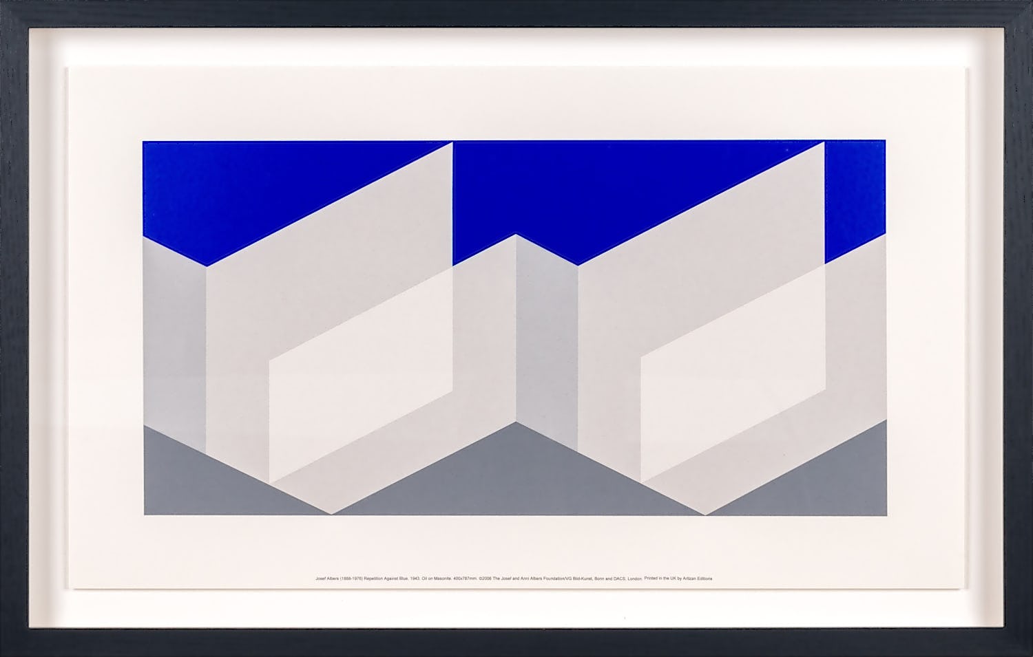 Repetition Against Blue, 1943 by Josef Albers