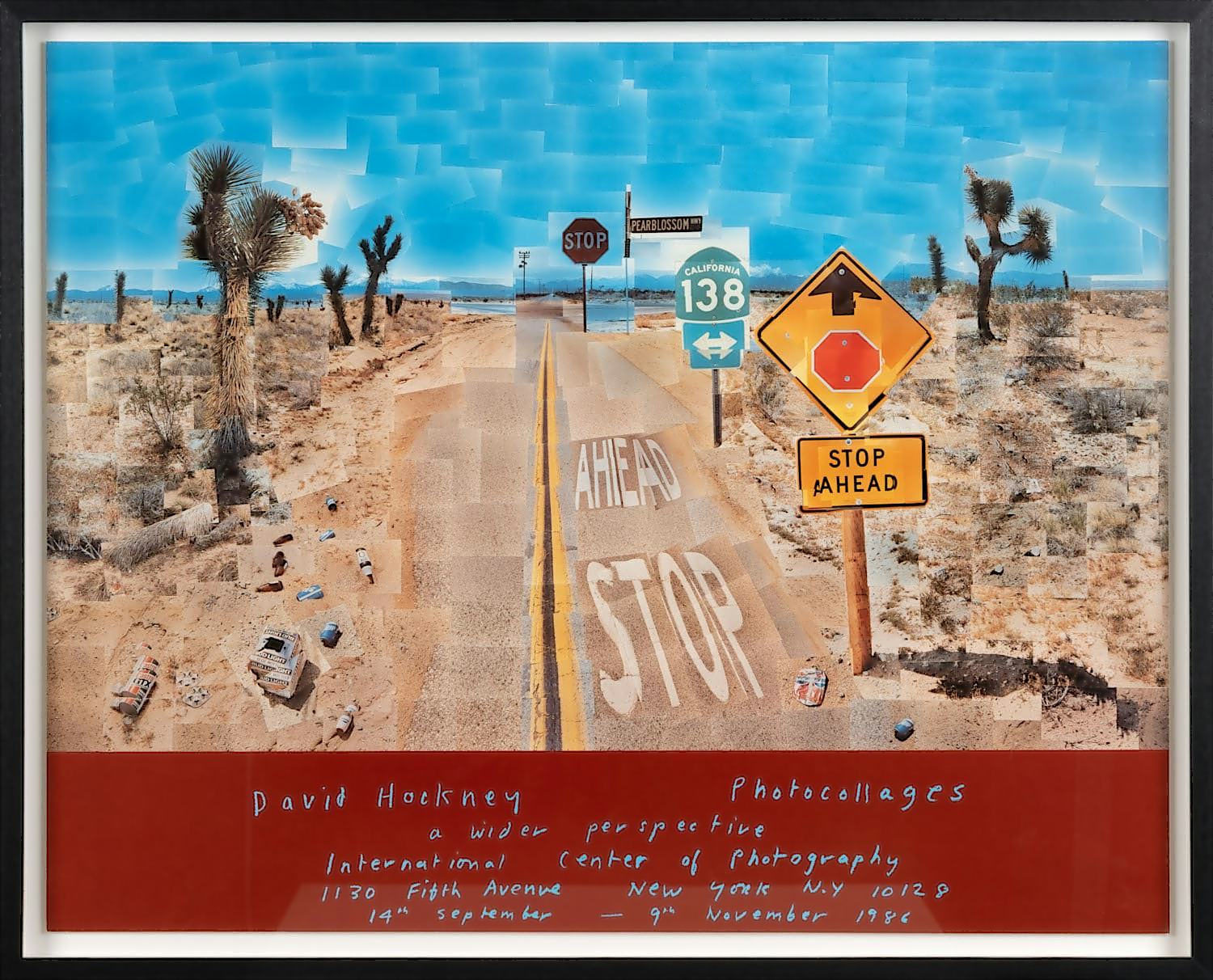 Pearblossom Highway, 1986 by David Hockney