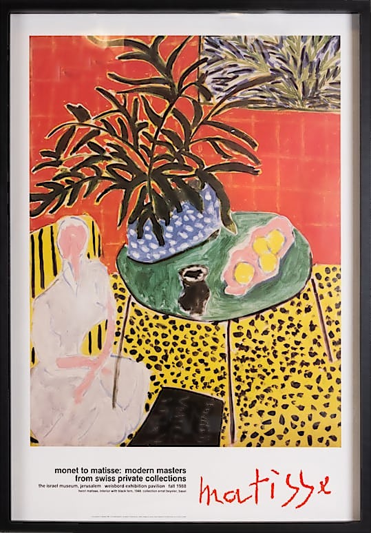 Interior with black fern, 1948 by Henri Matisse