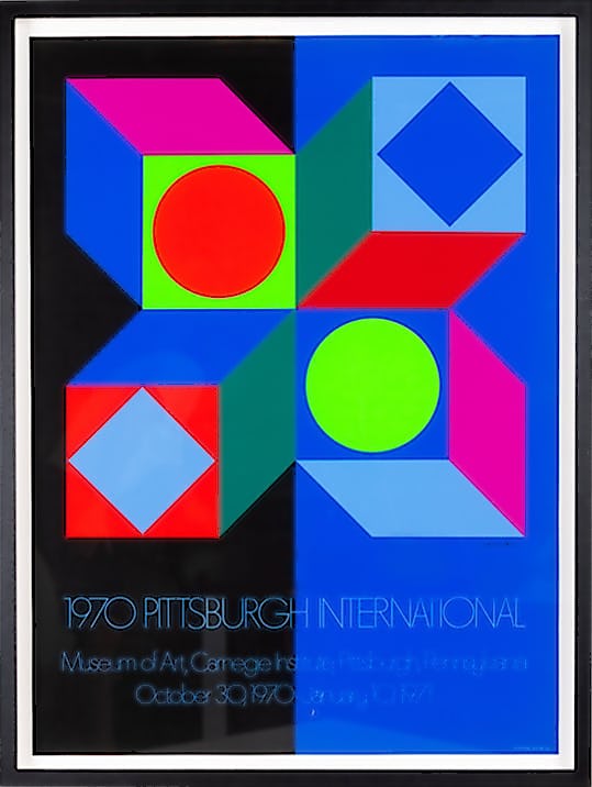 1970 Pittsburgh International by Victor Vasarely
