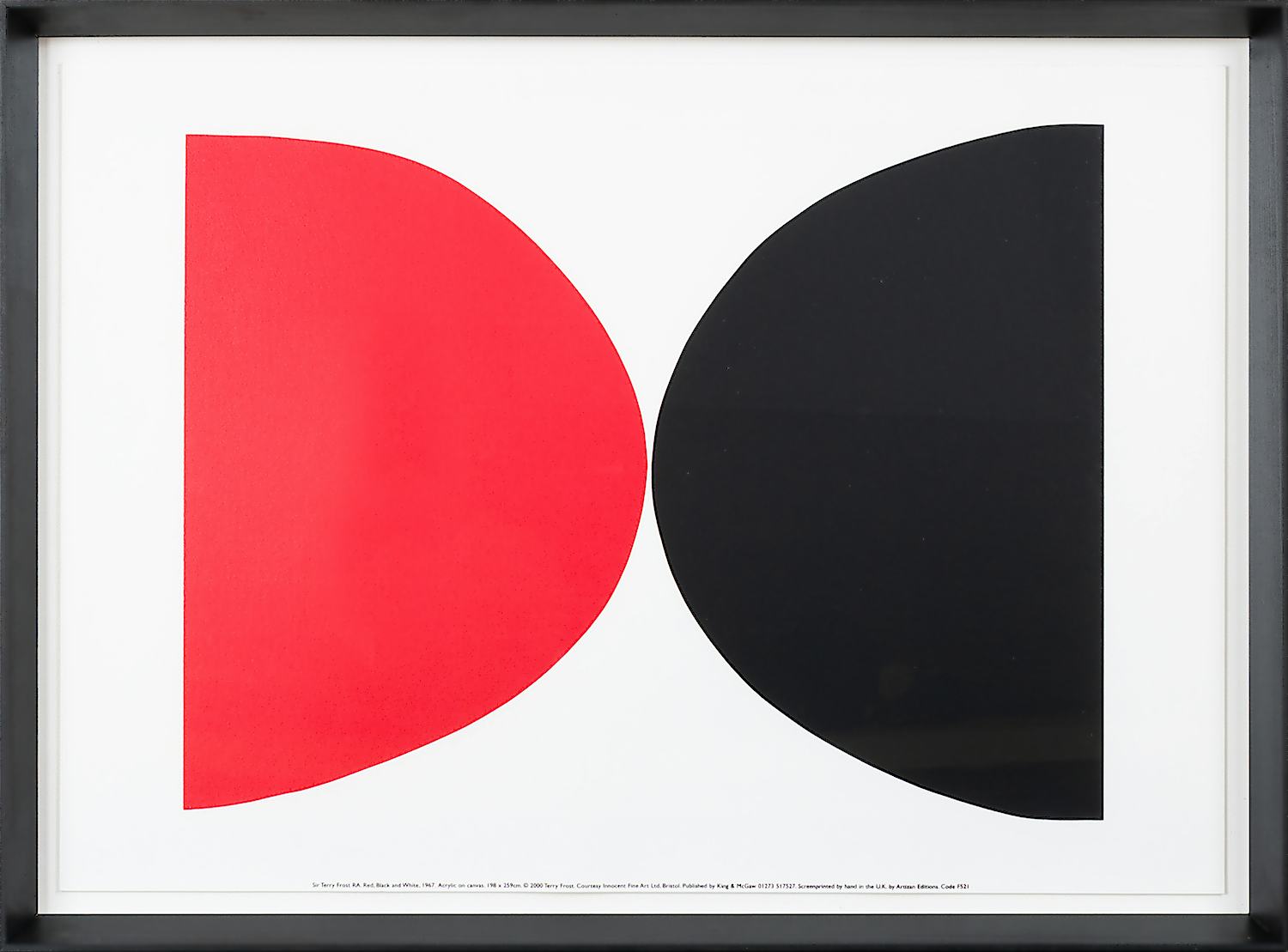 Red, Black and White, 1967 by Terry Frost