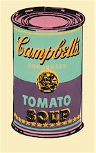Campbell's Soup Can, 1965 (green & purple)