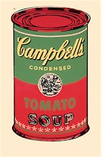 Campbell's Soup Can, 1965 (green & red)