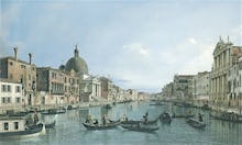 Venice: The Upper Reaches of the Grand Canal with S. Simeone Piccolo, c. 1738