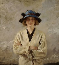 Girl in a Blue Hat, 1912