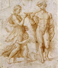 Mercury Offering the Cup of Immortality to Psyche