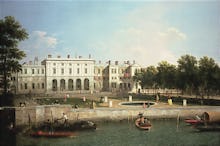 Old Somerset House from the River Thames, London