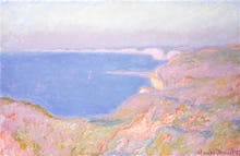 On the Cliffs near Dieppe, Sunset, 1897