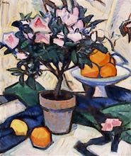 Pink Azalea and Oranges, c.1913
