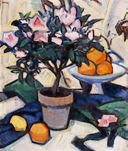 Pink Azalea and Oranges, c.1913