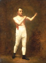 Portrait of a Boxer said to be Tom Sayers, c.1860