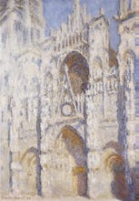 Rouen Cathedral in the Afternoon (The Gate in Full Sun), 1892