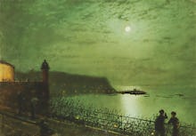 Scarborough by Moonlight, from the Steps of the Grand Hotel