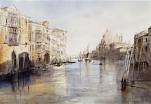 The Grand Canal with Santa Maria Della Salute, Venice, Italy, 1865