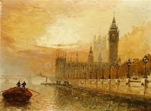 View of Westminster from the Thames