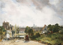 View of the City of London from Sir Richard Steele's Cottage, Hampstead c.1832