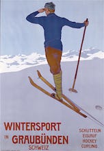 Wintersport in Graubunden, 1906