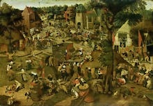 Fair with a Theatrical Performance, 1562