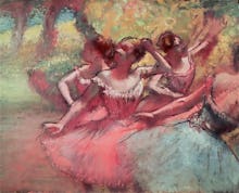 Four Ballerinas on the Stage