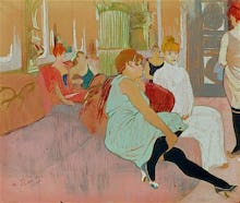 In the Salon at the Rue des Moulins, 1894