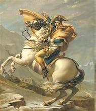 Napoleon Crossing the Alps, 1803