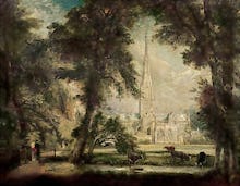 Salisbury Cathedral from the Bishop's Grounds, c.1822