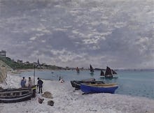 The Beach at Sainte-Adresse, 1867