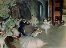 The Rehearsal of the Ballet on Stage, c.1878
