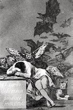 The Sleep of Reason Produces Monsters, from 'Los Caprichos'