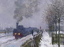 Train in the Snow, or The Locomotive, 1875