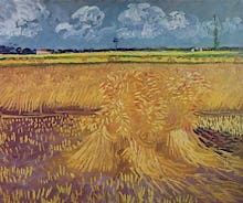 Wheatfield with Sheaves, 1888