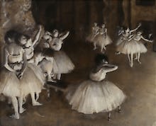 R�p�tition d�un Ballet sur la Sc�ne, 1874
