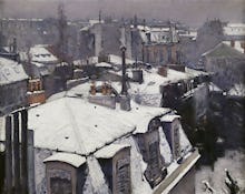 Rooftops in the snow