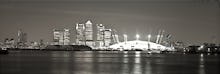 Canary Wharf and Millenium Dome