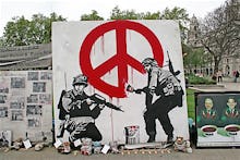 Banksy - Parliament Square (Colour)