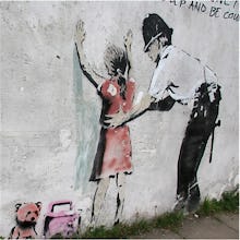 Banksy - Police Search