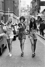 Fashion models, London 1969
