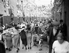 Silver Jubilee street party, East End 1935