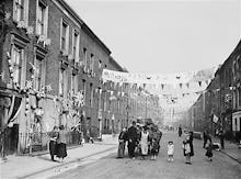 Silver Jubilee street party, Finsbury 1935
