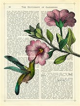 Hummingbird and Flower