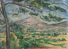 The Montagne Sainte Victoire with Large Pine