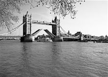Tower Bridge opening.