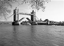 Tower Bridge opening.