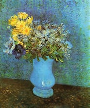 Vase with Lilacs, Daisies and Anemones
